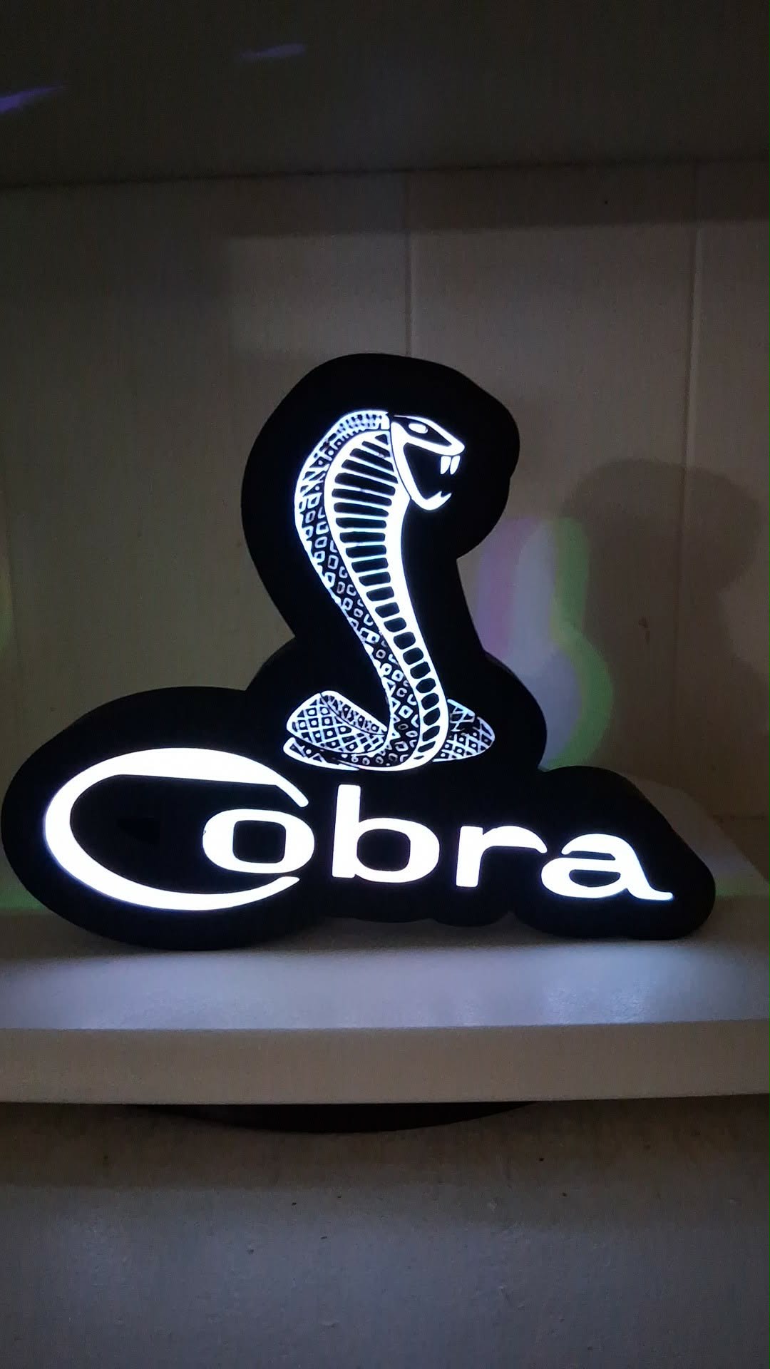 Cobra CB LED light box – custom 3D printed – Lit Layer Creations
